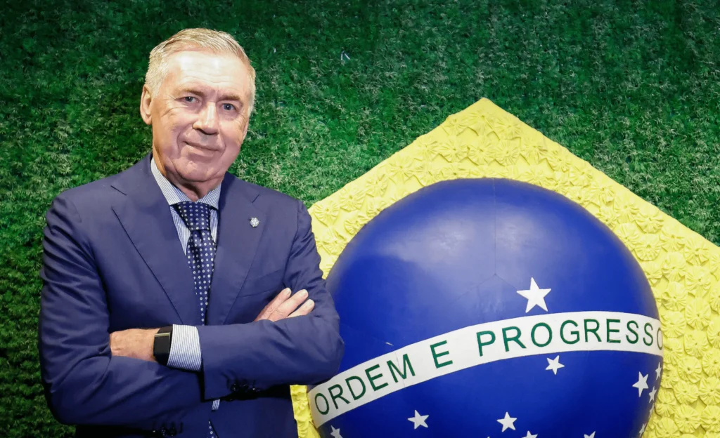 CBF renova contrato de Carlo Ancelotti até 2030