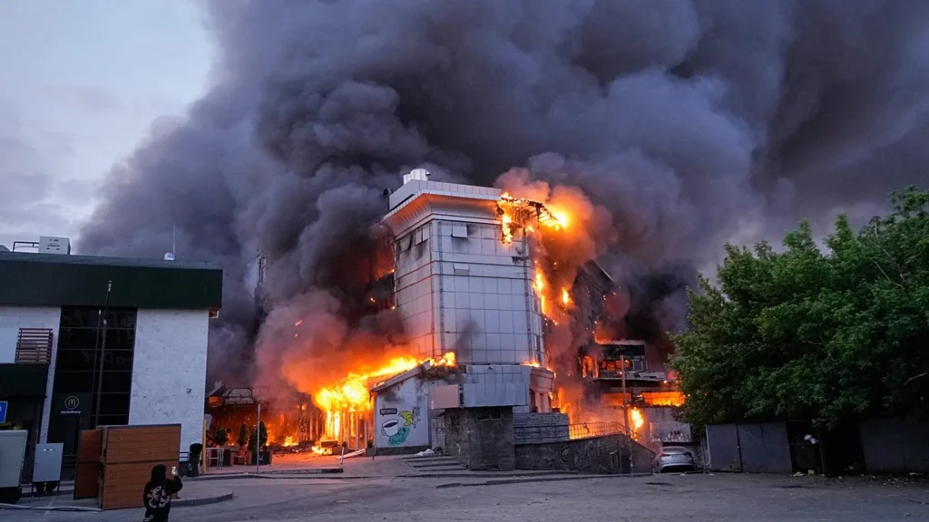 Rússia bombardeia Kyiv com grande ataque de mísseis balísticos