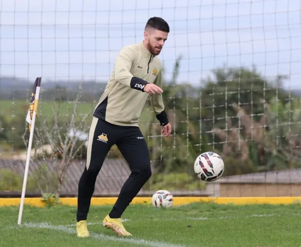 Manhã de treinamento no CT Antenor Angeloni