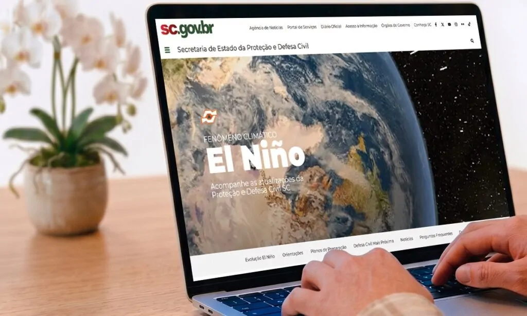 Defesa Civil de SC lança portal exclusivo para orientar a população e prevenir desastres causados pelo El Niño