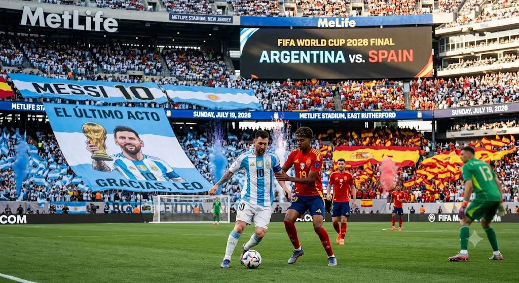Espanha e Argentina fazem a final dos sonhos no adeus de Messi aos Mundiais