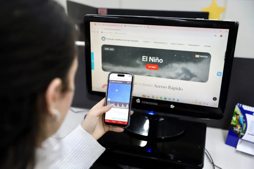 Criciúma+ reúne informações e serviços da Defesa Civil em aplicativo para celular